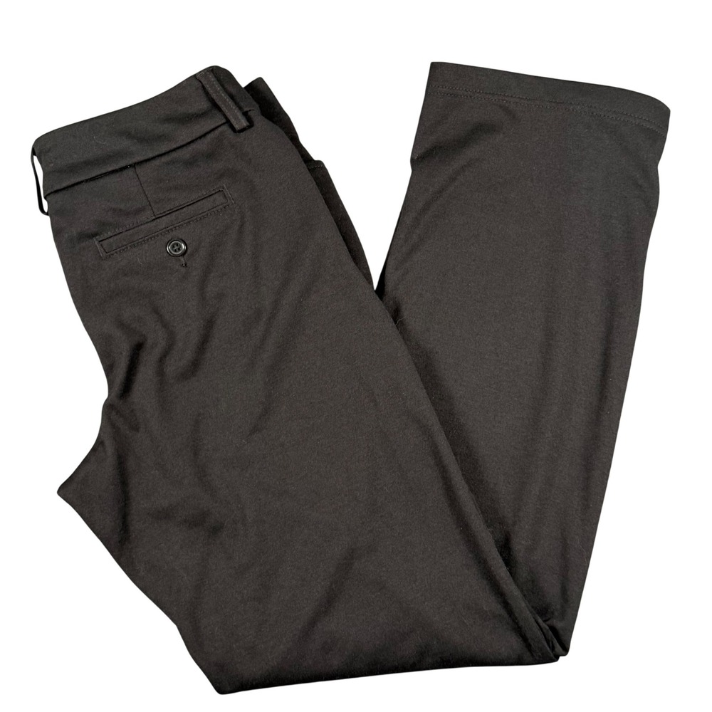 Retro Size 10 Pants Straight Leg Stretch Minimalist Neutral Career Work 90s Y2K
